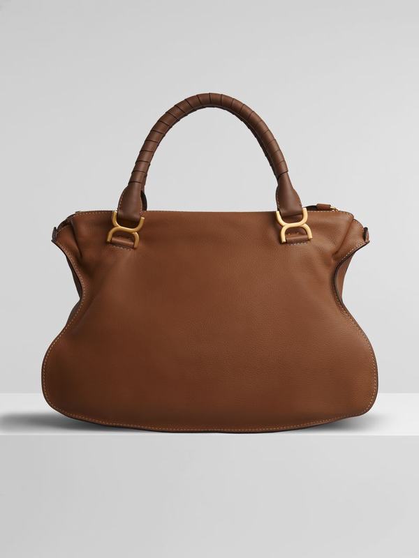 Chloé Bolsos Mujer Marcie Marrones Nylon IBFY13056